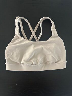 lululemon athletica Cross-Back Sports Bra - Cream